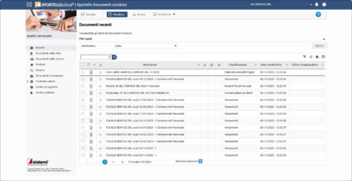 SPORTELLO DOCUMENTI CONDIVISI per studi professionali